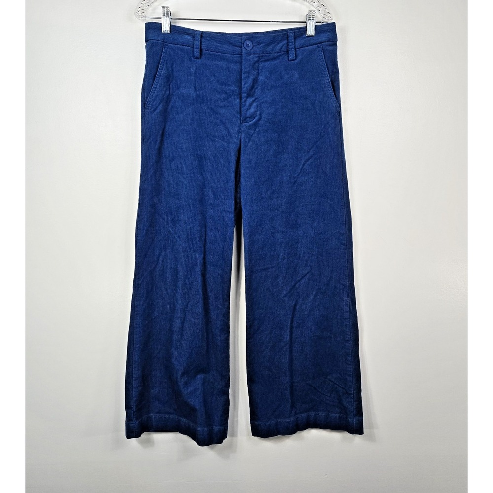 Kut From The Kloth Blue Corduroy‎ Wide Leg Pants Womens 6